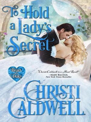 cover image of To Hold a Lady's Secret